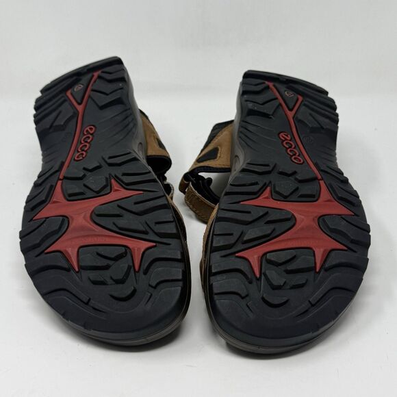 Ecco Yucatan Receptor Hiking Sandals Mens 12 - 12.5 EU 46 Brown Leather Comfort